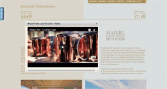 Desktop Screenshot of maierl.at